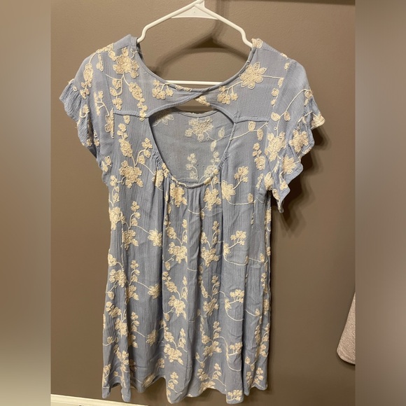 Altar’d State blue floral dress - Picture 3 of 4